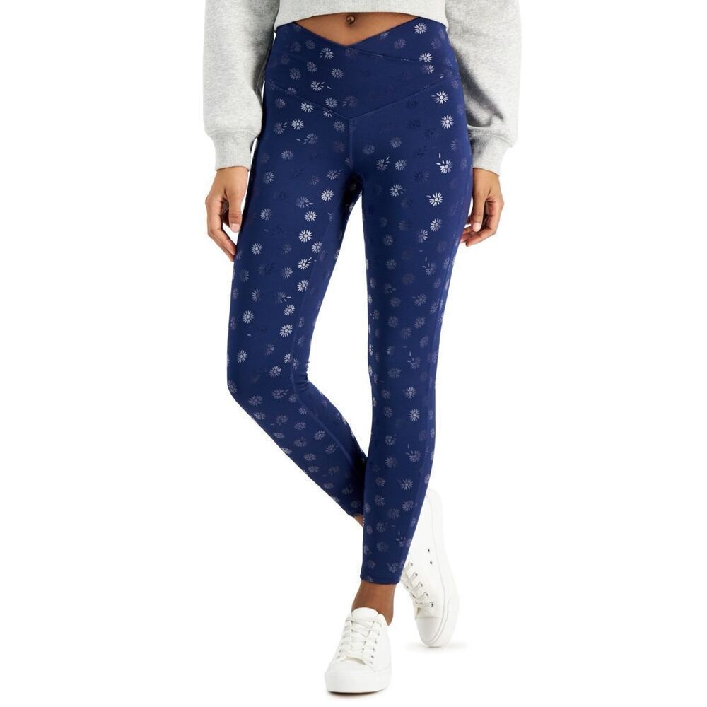 Jenni on Repeat Crossover-Waist 7/8th Length Legging, Created for Macy's Size XS - Picture 1 of 3